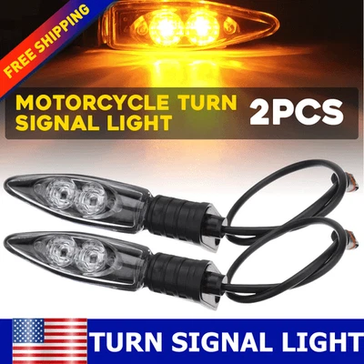 Luz indicadora de señal de giro delantera LED para BMW F800R R1200R F800GT F800GS ámbar Foto 1 de 4