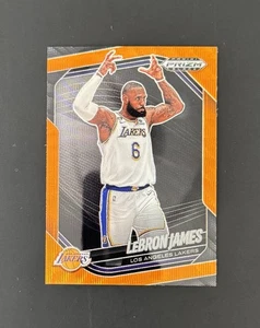 2024-25 Panini Prizm Black NO.52 LeBron James Orange Wave 31/60 Lakers - Bild 1 von 6