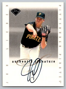Jon Lieber Pirates 1996 Leaf Signature Series Autograph - Picture 1 of 2