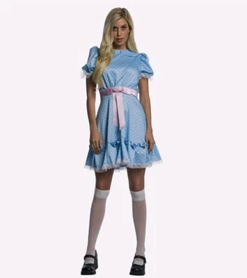 The Shining Grady Twins Dress Womens  Cosplay Halloween Costume Size Small - Image 1 of 4