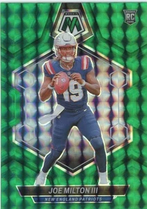 2024 Panini Mosaic #397 Joe Milton III Mosaic Green - Picture 1 of 2