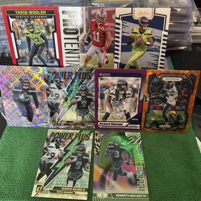 Seattle Seahawks 9 Card Team Lot!!!  - Image 1 of 4
