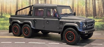 *READ* VERY RARE 1/18 CMF Land Rover Defender 6x6 Flying Huntsman Matte Black - Image 1 of 4