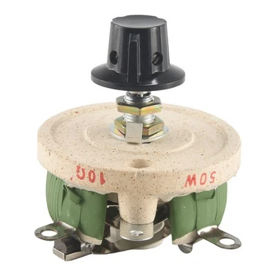 50W 10 Ohm Keramik Potentiometer Variable Taper Poti Widerstand Rheostat Z3Q86098 - Bild 1 von 4