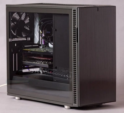 Intel Core i9-7940X, 64GB, 9TB M.2 SSD drives, Liquid Cooled, M4000 Nivida - Image 1 of 4