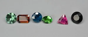 Tourmaline 3.20 ct Collection 6 Cut Gems Brazil N699 - Picture 1 of 1