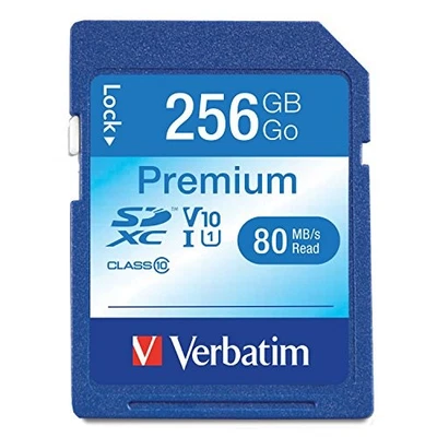 Verbatim Premium 256 GB UHS-I (U1) SDXC (VER99828) - Image 1 of 2