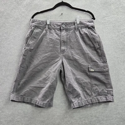 Vans Men Shorts 32 Gray Cargo Button 10" Inseam Outdoor - Image 1 of 4