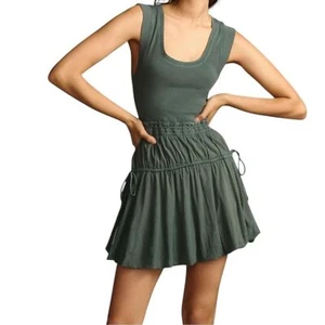 Daily Practice by Anthropologie Mini Bubble Kleid grün ärmellos Damen Gr. M - Bild 1 von 9
