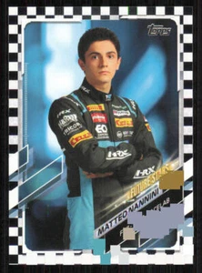2021 Topps Formula 1 Checker Flag #74 Matteo Nannini/Future Star - Picture 1 of 2