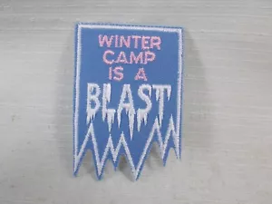 Winter Camp is a Blast Boy Scouts Patch - Bild 1 von 2