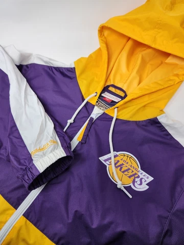 Men's Los Angeles Lakers Mitchell & Ness Purple Game Day Full-Zip Windbreaker XL Cover