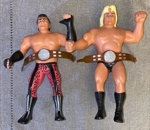 WWF Brutus The Barber Beefcake And Greg The Hammer Valentine LJN Figures - Picture 1 of 11