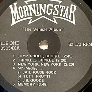 Morningstar  - The Vehicle - LP - Private Country VG+ Signed by Band - Imagen 1 de 7