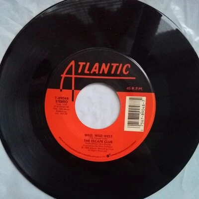 The Escape Club - Wild, Wild, West / We Can Run. 1988 Atlantic (7-89048) VG+  - Image 1 of 4
