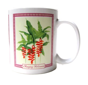TAZZA FIORI TROPICALI misura 10 oz - quasi nuova - The Store of Hawaii Mug anno 2005 - Foto 1 di 1
