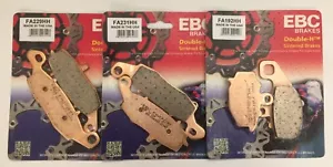 EBC Sinterizzate Anteriori e Posteriore Pastiglie Freno Per Kawasaki ER6F/ER6N - Picture 1 of 12