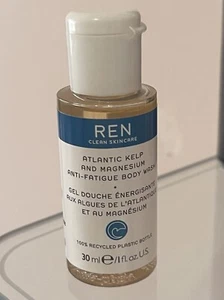 REN CLEAN SKINCARE Atlantic Kelp Magnesium Anti-Fatigue Body Wash 30ml/1floz NEW - Picture 1 of 3