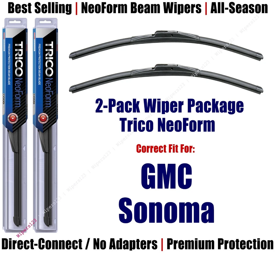 Limpiaparabrisas NeoForm Super Premium 2pk apto para GMC Sonoma 1994-2004 - 16200x2 Foto 1 de 1