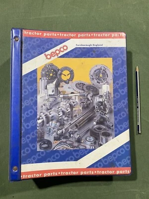 1998 BEPCO Dealers Tractor Parts List Folder Massey Ford John Deere Case Zetor  - Image 1 of 4
