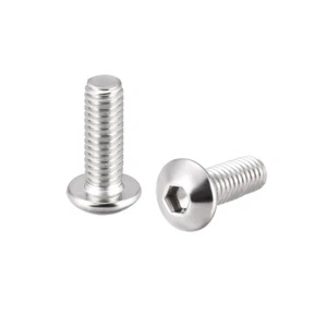 20pcs M4x12mm Machine Screws Hex Socket Round Head Screw Fasteners Bolts - Picture 1 of 6