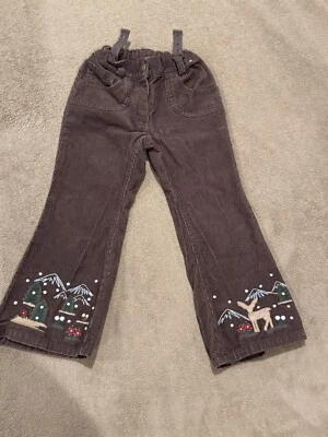 Pantalones de pana Gymboree niñas cabina de montaña reno 3T Foto 1 de 4