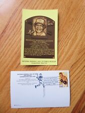 REGGIE JACKSON Induction HALL OF FAME Plaque Aug 1 1993 CANCELED Stamp YANKEES