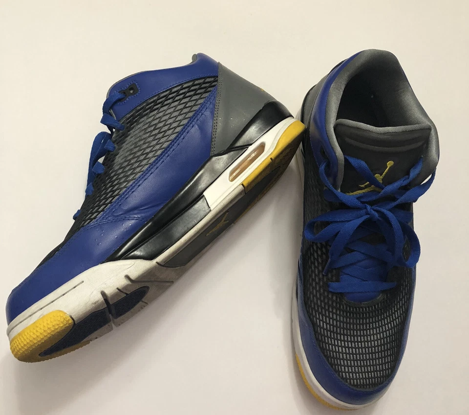 Nike Air Jordan FLTCLB 80’s Game Royal/ VRSTY MZ-Cl GRY -BLK Gamblu tamanho 10.5 - Imagem 1 de 4