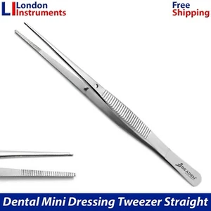 Dental Surgical Dressing Cotton Tweezers Serrated Tip Forceps Laboratory Tools - Picture 1 of 5