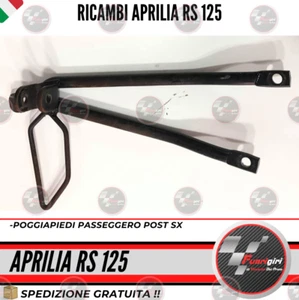 PEDALINO POGGIAPIEDI PASSEGGERO SINISTRO APRILIA RS 125 1999/2005 - Picture 1 of 1