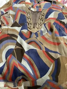 Women Summer Chic Blouse Top Tahari - Picture 1 of 4