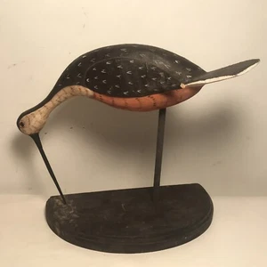 shorebird decoy vintage glass eye - Picture 1 of 17
