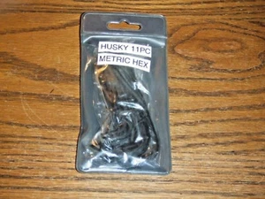 HUSKY HEX KEY WRENCH SET METRIC 11 PIECE SHORT ARM - Picture 1 of 1