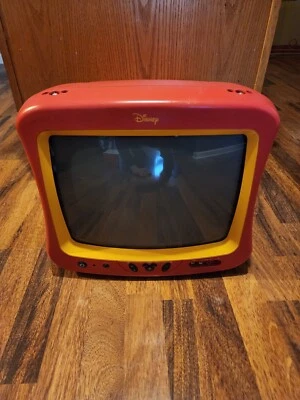 Disney 13" Mickey Mouse Limited Edition Gaming TV DT1350-C No Ears Speakers CRT - Image 1 of 4
