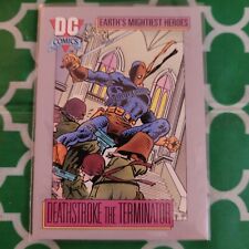 1991 Impel DC Cosmic Cards #44 Deathstroke the Terminator card
