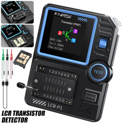 FNIRSI LCR-P1 Transistor Tester Diode Triode MOSFET NPN PNP SMD LCR ESR Meter UK - Image 1 of 4