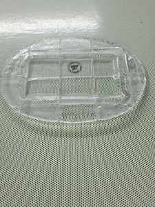  Pier 1 Imports Hand blown glass butter plate 8.5 x 6  inches - Picture 1 of 7