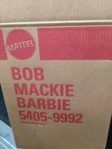 1990 Bob Mackie Porcelain Barbie LE Gold 5405 9992 Mattel Designer MIB - Picture 1 of 4