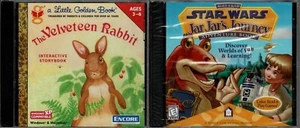 Star Wars Jar Jar's Journey Adventure Book & Velveteen Rabbit Story Pc New XP - Picture 1 of 2