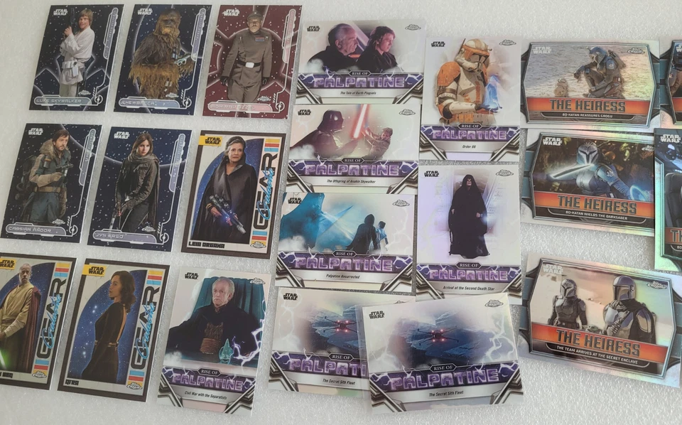 STAR WARS Chrome Topps 2024 - Set d'Inserts au choix dans la liste - Photo 1/1