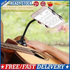 Plastic Guitar Phone Bracket Clip 360 Degree Rotatable for Singing Lyrics Song