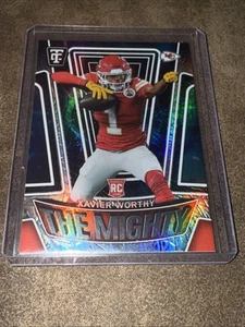 2024 Totally Certified Xavier Worthy Platnium Holo The Mighty RC Rookie - Bild 1 von 2