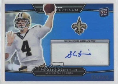 2010 Topps Platinum Blue Refractor Rookie Auto /599 Sean Canfield #21 Auto RC - Image 1 of 2