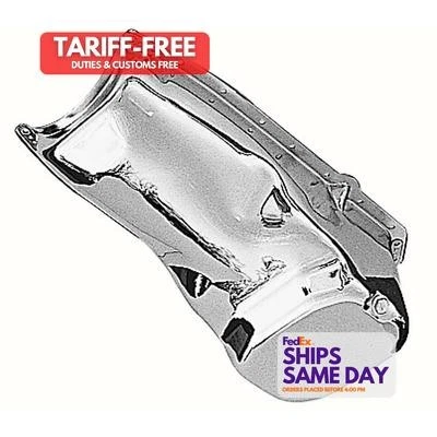 Trans-Dapt 9397, One Chrome Steel Olds Chrome Oil Pan Performance Racing Parts - Image 1 of 4