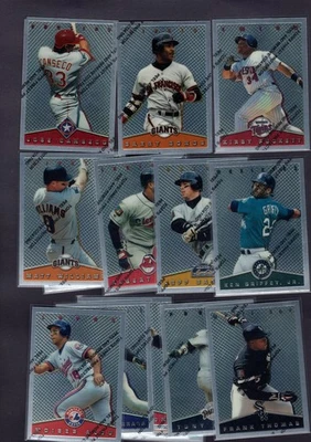1995 TOPPS TOTAL BASES FINEST 15 CARD COMPLETE SET KEN GRIFFEY JR,BONDS,PUCKETT+ - Image 1 of 2