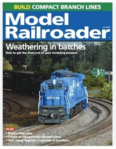 Model Railroader Magazine (US) Issue July 2025 / WEATHERING IN BATCHES - Picture 1 of 3
