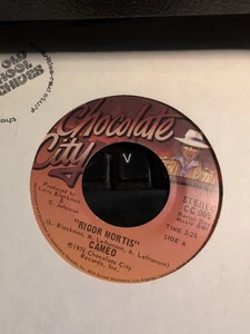 CAMEO: rigor mortis / stay by my side CHOCOLATE CITY 7" Single 45 RPM - Picture 1 of 2