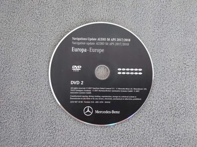 DVD Mercedes Navigation AUDIO 50 NTG4 FRANCE ITALIA ALPEN 2017/2018 W212 W207 - Bild 1 von 4