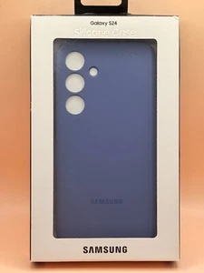 Genuine Samsung Silicone Case for Samsung Galaxy S24 EF-PS921TVEGUS Violet NEW - Picture 1 of 2