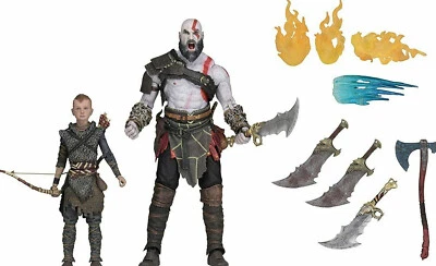 GOD OF WAR Ultimate Kratos & Atreus Action Figure 2 Pack Boxset Official NECA - Image 1 of 4